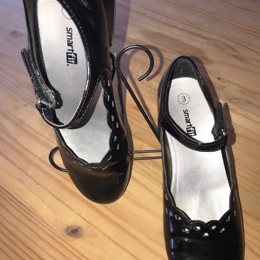 SmartFit Black Dress Shoes